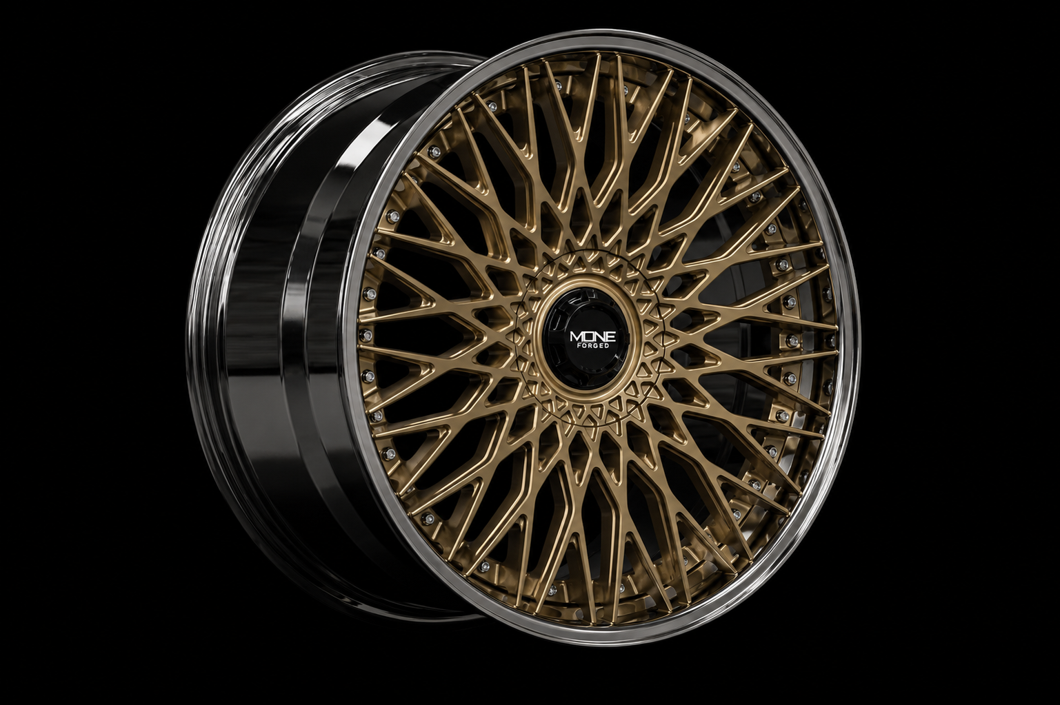 MFF-01 forged 2-piece design wheel for luxury vehicles